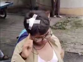 वडोदरा में स्कूल की दीवार गिरी