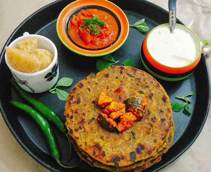 बाजरा मेथी ढेबरा
