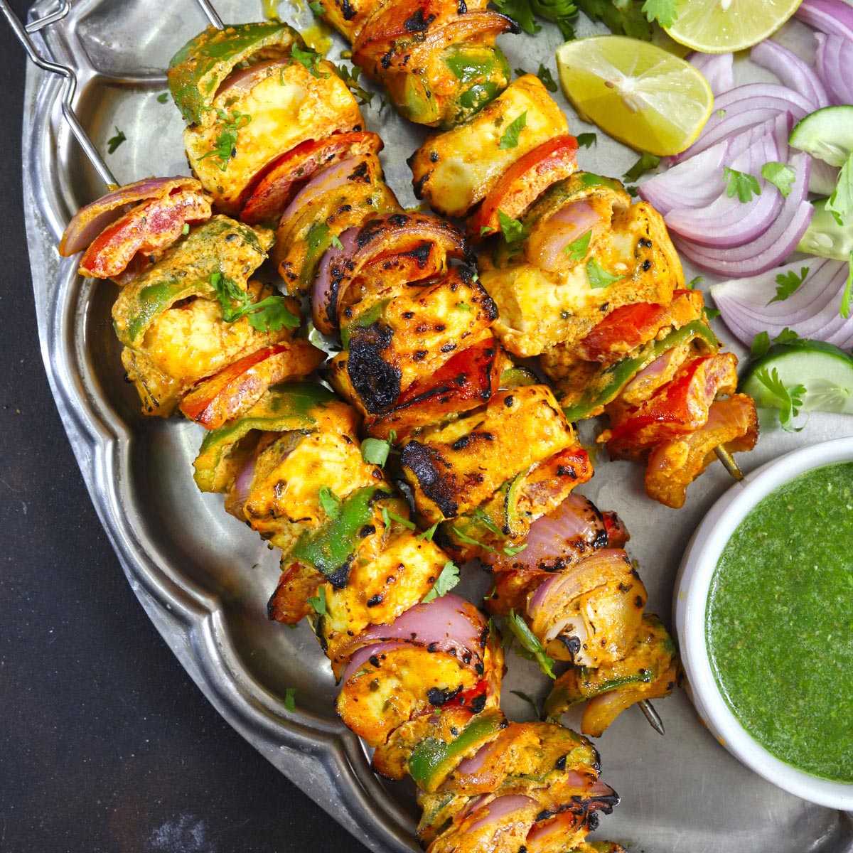 अचारी पनीर टिक्का