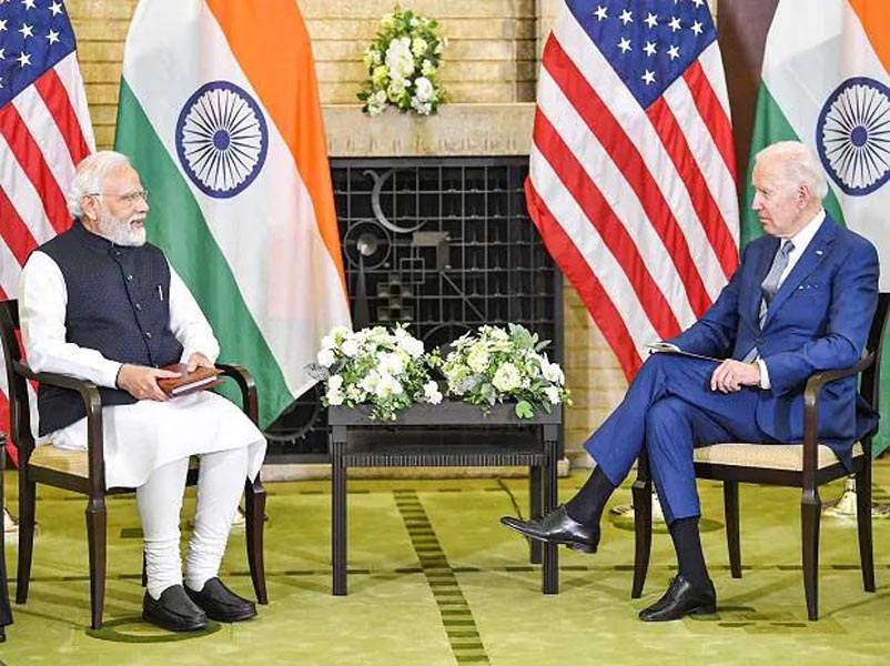 बाइडेन और प्रधानमंत्री मोदी