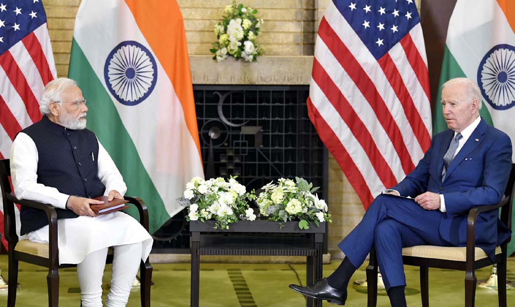 बाइडन और मोदी