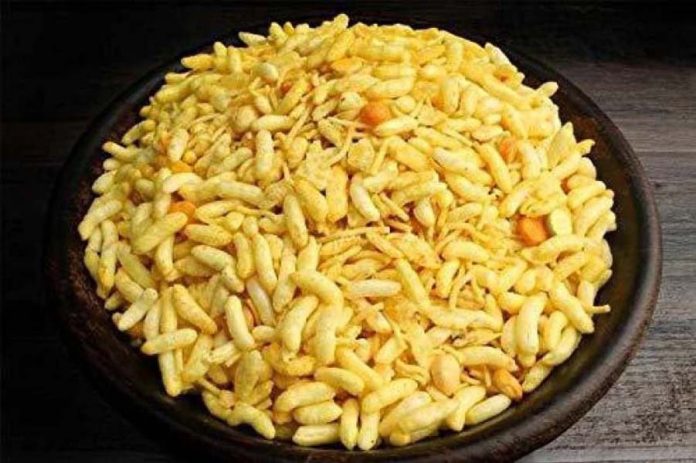 मुरमुरे की डिश मुरमुरे की डिश