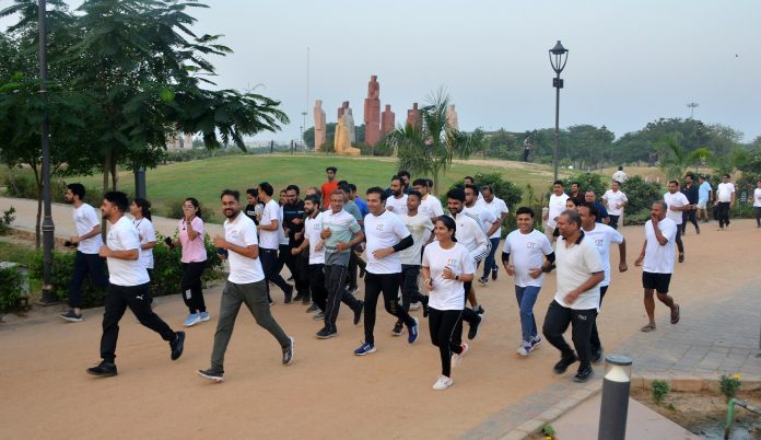 Race organized under Fit India Freedom Run 5.0 campaign Race organized under Fit India Freedom Run 5.0 campaign