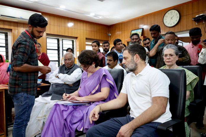 Priyanka Gandhi filed nomination Priyanka Gandhi filed nomination