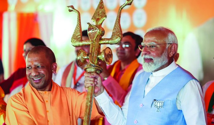 PM Modi and Yogi PM Modi and Yogi