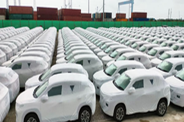 Vehicle exports from India increased
