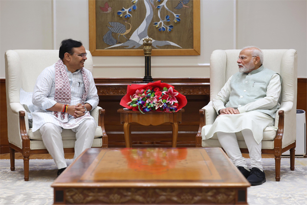 Rajasthan Chief Minister Bhajan Lal Sharma met the Prime Minister Rajasthan Chief Minister Bhajan Lal Sharma met the Prime Minister