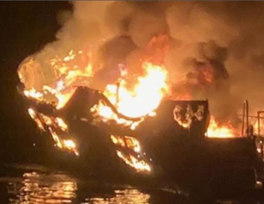 Five killed in boat fire Five killed in boat fire