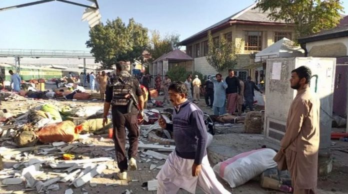 Suicide blast at Quetta railway station, 25 killed, 50 injured