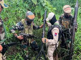 A CRPF jawan was also injured in a group of 11 militants in Jiribam.