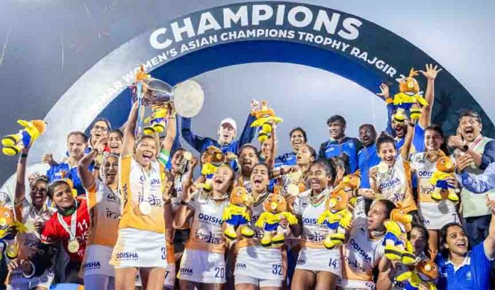 Indian women's hockey team starts 'Mission Los Angeles 2028' with victory Indian women's hockey team starts 'Mission Los Angeles 2028' with victory