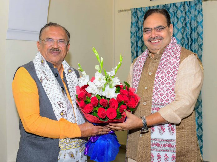 Chief Minister Sharma's meeting with the Assembly Speaker Chief Minister Sharma's meeting with the Assembly Speaker