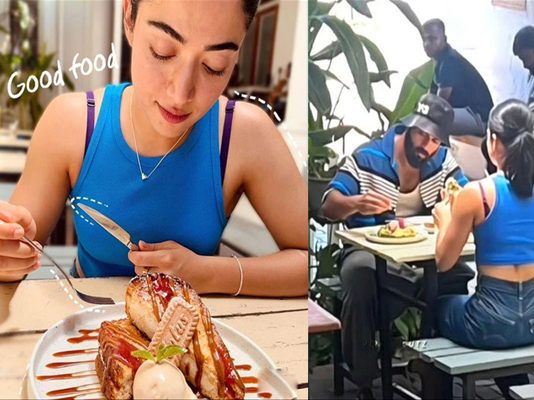 Rashmika Mandanna and Vijay Deverakonda seen together on lunch date