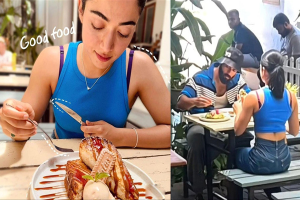 Rashmika Mandanna and Vijay Deverakonda seen together on lunch date Rashmika Mandanna and Vijay Deverakonda seen together on lunch date