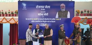 Shekhawat handed over appointment letters to the youth