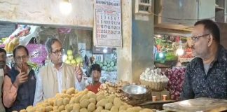 Task force team visited markets to control potato prices
