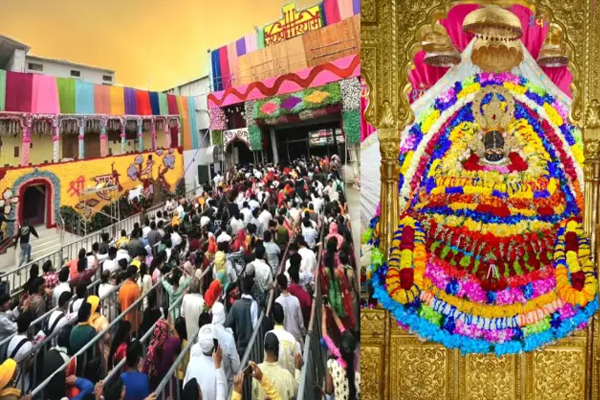 Devotees are reaching Khatu Shyam's court before New Year, tight security arrangements Devotees are reaching Khatu Shyam's court before New Year, tight security arrangements