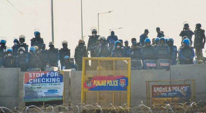 Farmers march from Shambhu border to Delhi