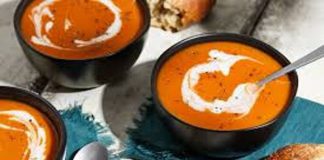 टमाटो-पंपकिन सूप