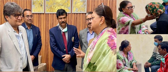 Vasundhara Raje followed medical rules Vasundhara Raje followed medical rules