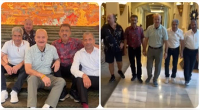 Anupam Kher 'suddenly' goes to Thailand for a holiday with childhood friends Anupam Kher 'suddenly' goes to Thailand for a holiday with childhood friends
