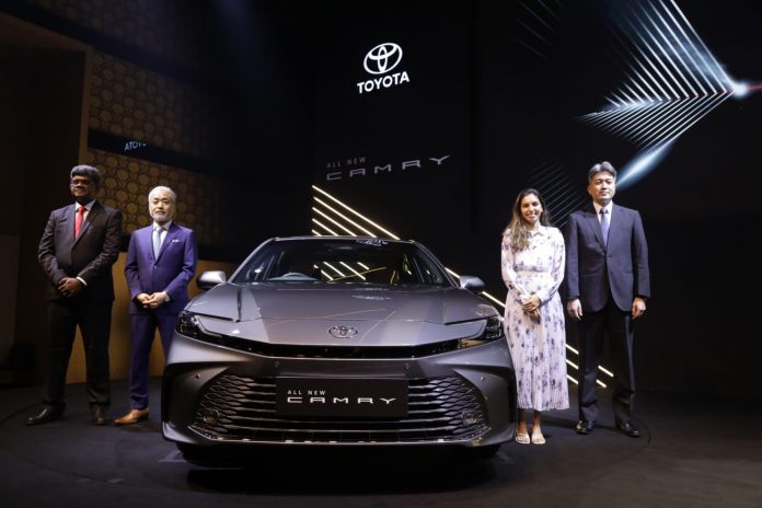 Toyota Kirloskar Motor unveils all-new Camry hybrid electric vehicle