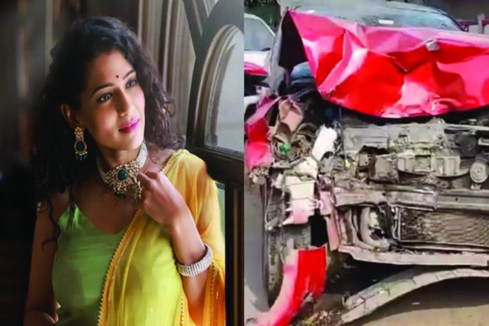 Marathi actress Urmila crushed two laborers with her car Marathi actress Urmila crushed two laborers with her car