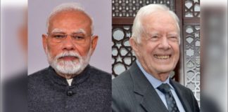 PM Modi expressed grief over the demise of former US President Jimmy Carter