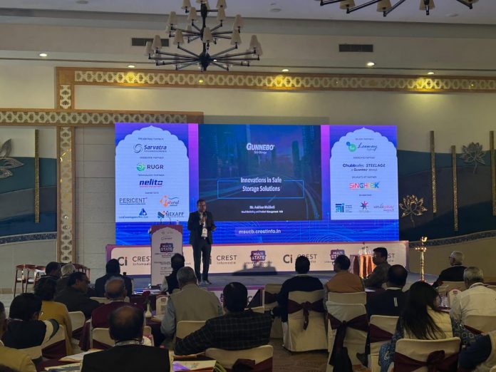 Gunebo presented its innovative safe storage solutions at the Co-operative Banking Summit 2024 in Jaipur. Gunebo presented its innovative safe storage solutions at the Co-operative Banking Summit 2024 in Jaipur.