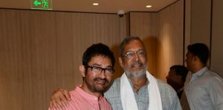 Aamir Khan and Nana Patekar shot the podcast for "Vanvas", seen together