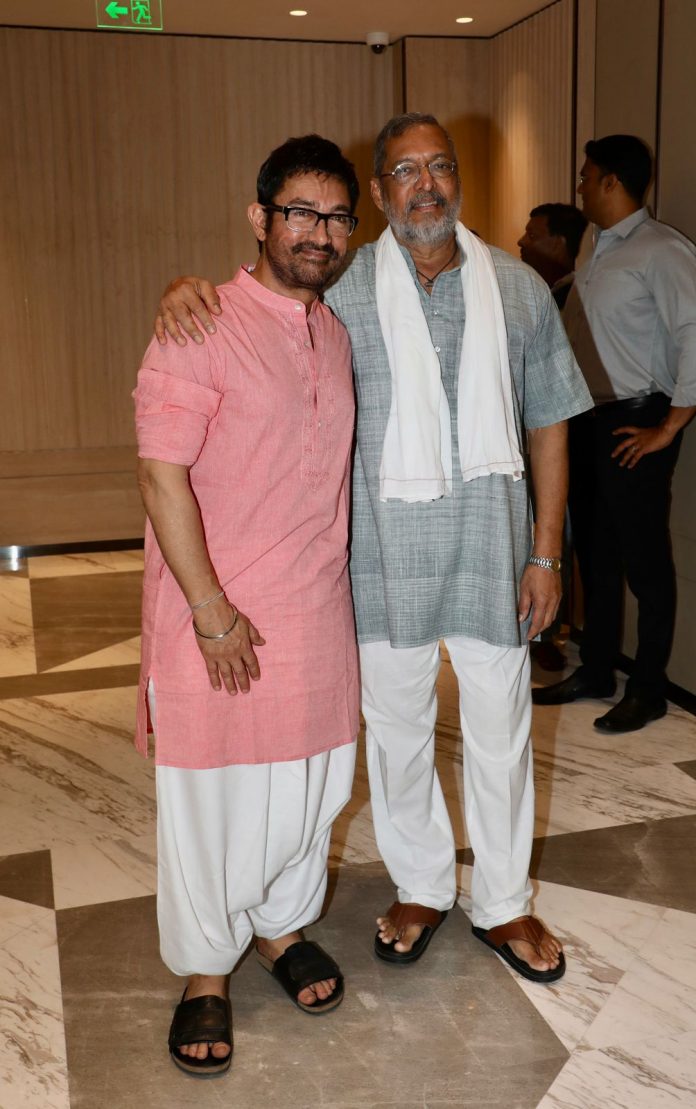 Aamir Khan and Nana Patekar shot the podcast for Aamir Khan and Nana Patekar shot the podcast for