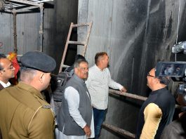 Medical Minister visited the incident site and took stock, gave instructions to take safety and precautions during construction work.