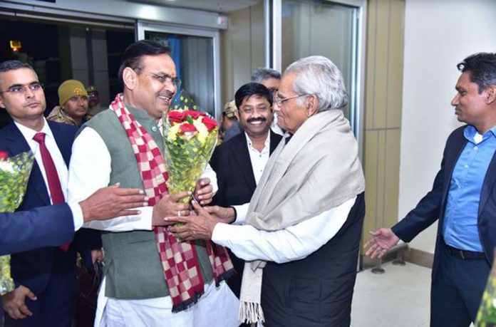 Chief Minister Bhajanlal Sharma inspected Rajasthan Pavilion Chief Minister Bhajanlal Sharma inspected Rajasthan Pavilion