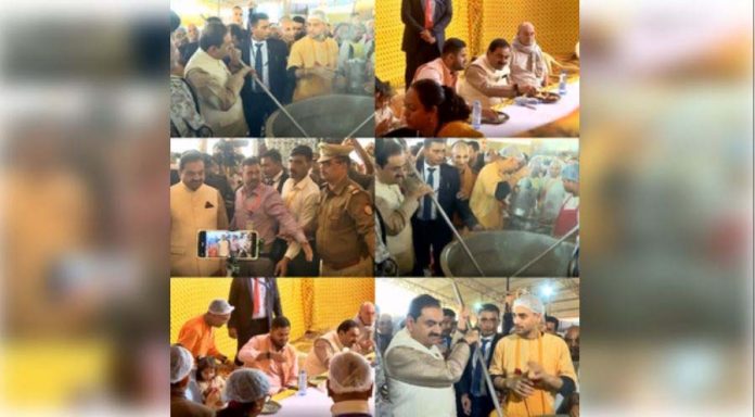 Adani Group Chairman Gautam Adani reached ISKCON temple camp, prepared Mahaprasad in Bhandara service. Adani Group Chairman Gautam Adani reached ISKCON temple camp, prepared Mahaprasad in Bhandara service.
