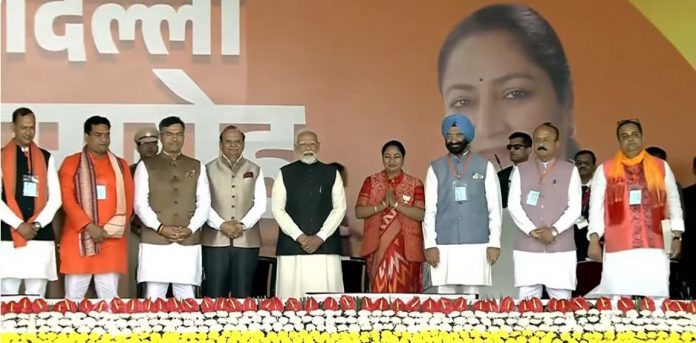 Rekha Gupta takes oath as the new Chief Minister of Delhi Rekha Gupta takes oath as the new Chief Minister of Delhi