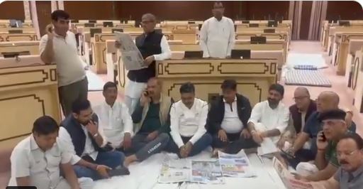 Deadlock continues in Rajasthan Assembly Deadlock continues in Rajasthan Assembly