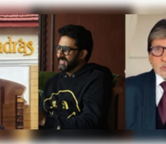 After India's win, Big B and Abhishek enjoy South Indian cuisine at Cafe Madras