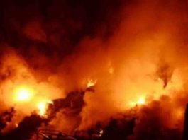 Massive fire in Sunny Complex in Mansarovar, loss worth lakhs