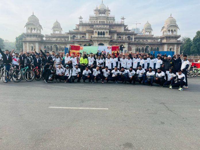 Cycle campaign conducted by Sapt Shakti Command in collaboration with Hindyan Foundation Cycle campaign conducted by Sapt Shakti Command in collaboration with Hindyan Foundation
