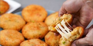 आलू चीज टिक्की