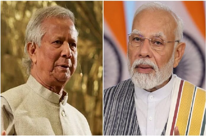 पीएम मोदी और युनुस पीएम मोदी और युनुस