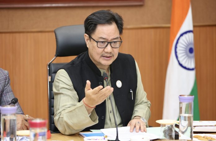 संसदीय कार्यमंत्री किरेन रिजिजू