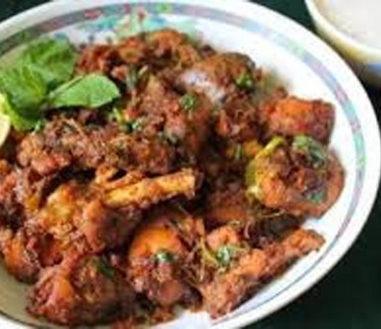 मसाला चिकन फ्राई