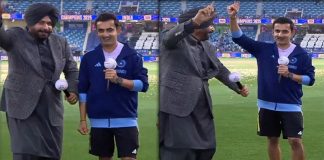 नवजोत सिंह सिद्धू के साथ मस्ती करते दिखे गौतम गंभीर,