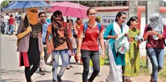 राजस्थान में तेज गर्मी