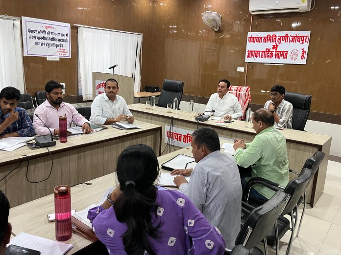 कार्य मंत्री जोगाराम पटेल
