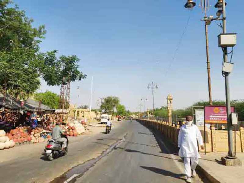 राजस्थान में बारिश-ओले