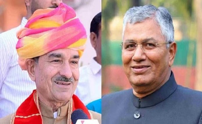 राज्यसभा सांसद मदन राठौड़ और पाली सांसद पीपी चौधरी