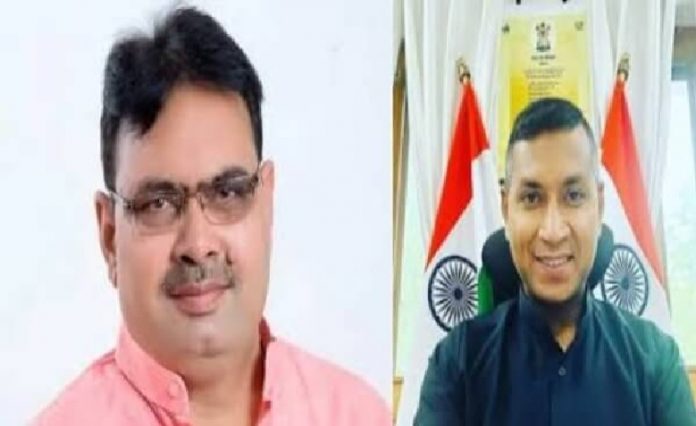 मुख्यमंत्री भजनलाल शर्मा और खेल परिषद के अध्यक्ष नीरज के पवन मुख्यमंत्री भजनलाल शर्मा और खेल परिषद के अध्यक्ष नीरज के पवन