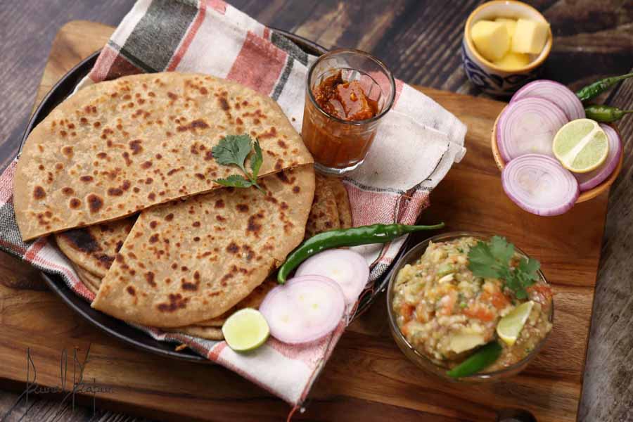सत्तू का पराठा